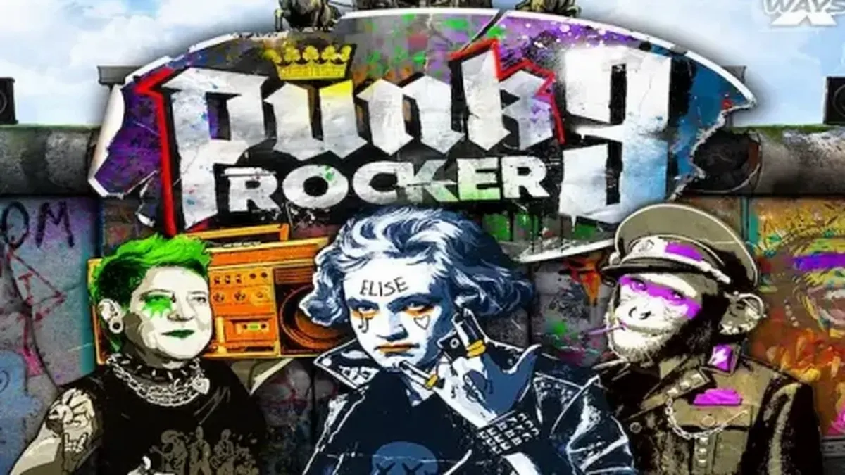 Punk Rocker 3 স্লট গেমের গ্রাফিক্স এবং বার্লিন থিম